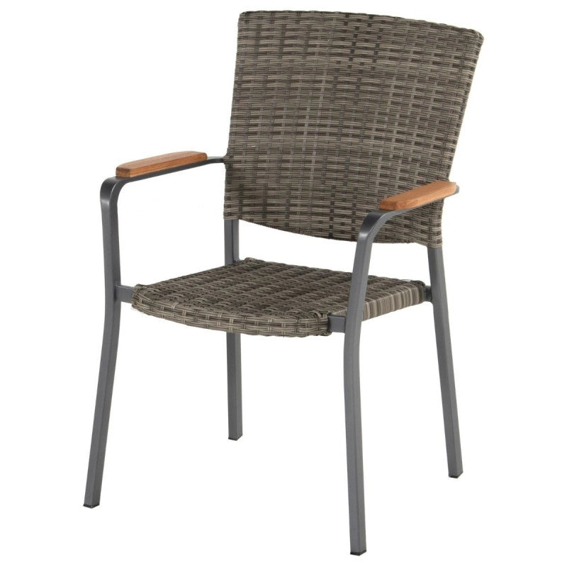 Sedia da pranzo SINTRA Dining Alu Rattan - HARTMAN