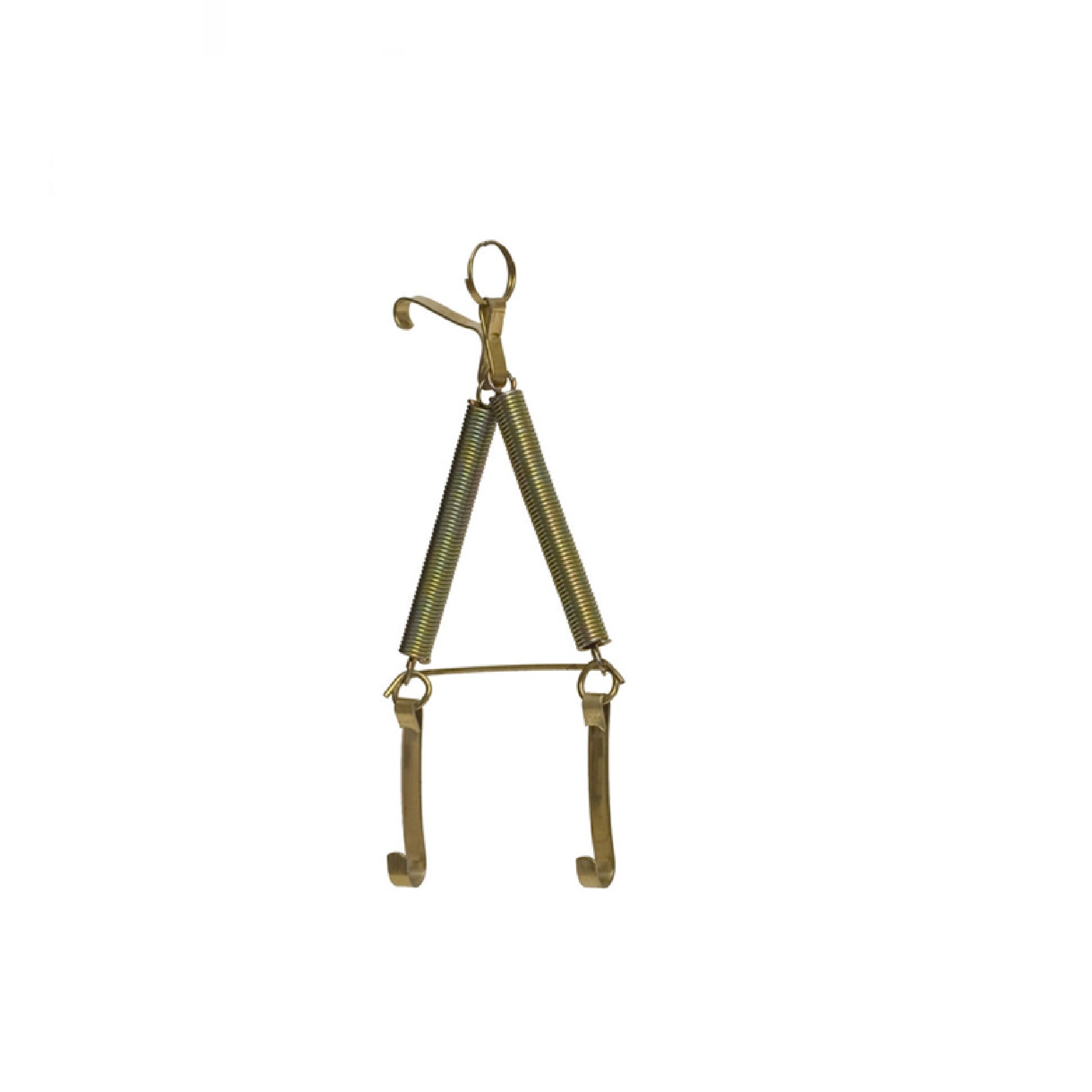 Appendipiatti a molla cm. 12-16 in filo di ottone con molle antiossido cm 12-16