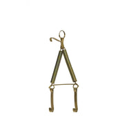 Appendipiatti a molla cm. 12-16 in filo di ottone con molle antiossido cm 12-16