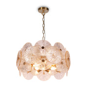 Maytoni Lampadario contemporaneo Aster 8 luci E14 oro metallo vetro