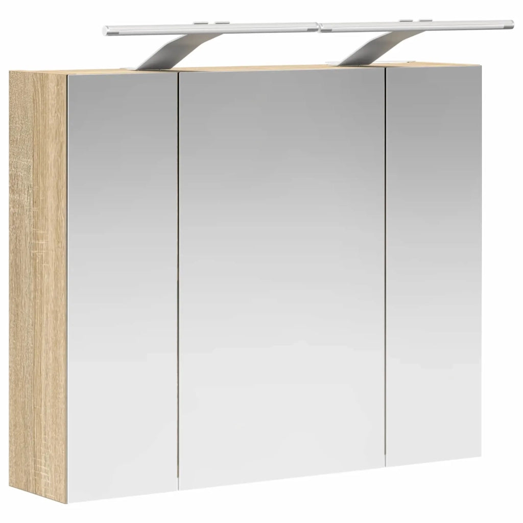 Mobiletto per specchio da bagno Rovere Sonoma 60 x 14,5 x 50 cm