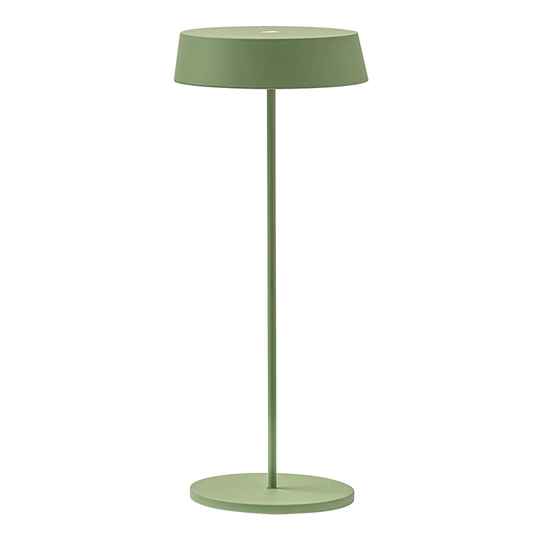 Inemuri Lampada da Tavolo Portatile Verde LED 2,2W 2700K IP54, Ricaricabile USB, Dimmer Touch Integrato - Rossini Illuminazione