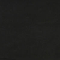 Testiera ad Orecchio Nera 203x16x78/88 cm in Velluto