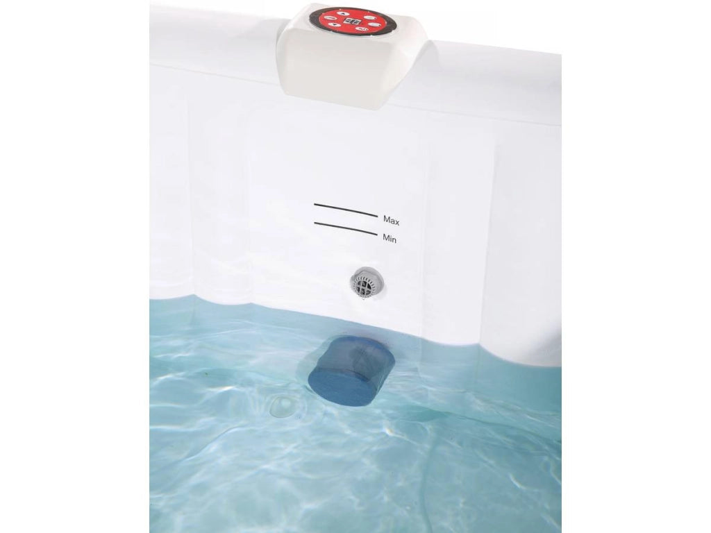 Spa Gonflabile Nice in PVC - 6 posti - Marrone/Crema