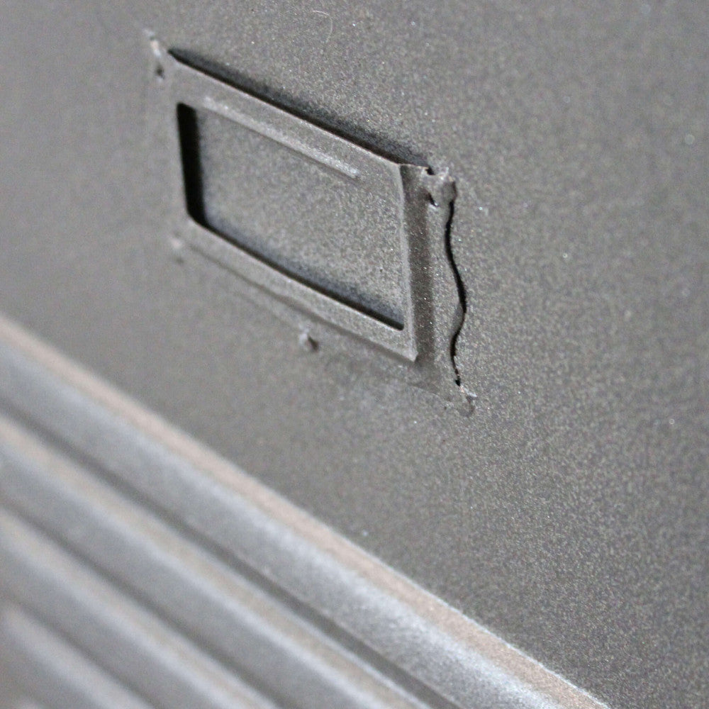 Mobile Gabriel 116x40x77 h cm in Acciaio Grigio