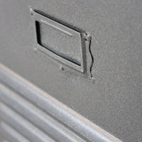 Mobile Gabriel 116x40x77 h cm in Acciaio Grigio