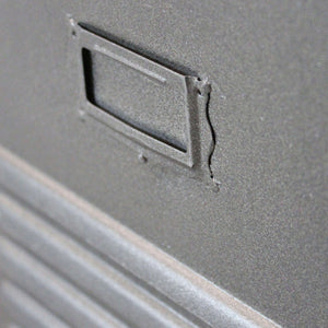 Mobile Gabriel 116x40x77 h cm in Acciaio Grigio