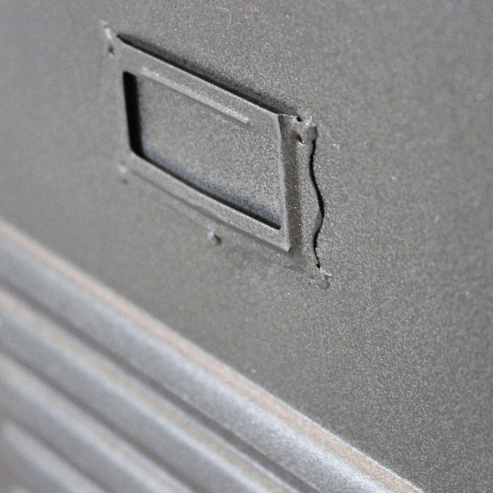 Mobile Gabriel 116x40x77 h cm in Acciaio Grigio