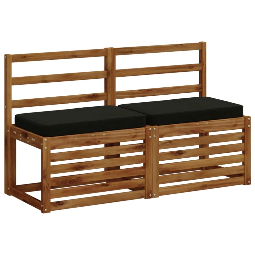 Cuscino per Panchina a 1 Pezzo VUGHT 100% Poliestere Nero 951024
