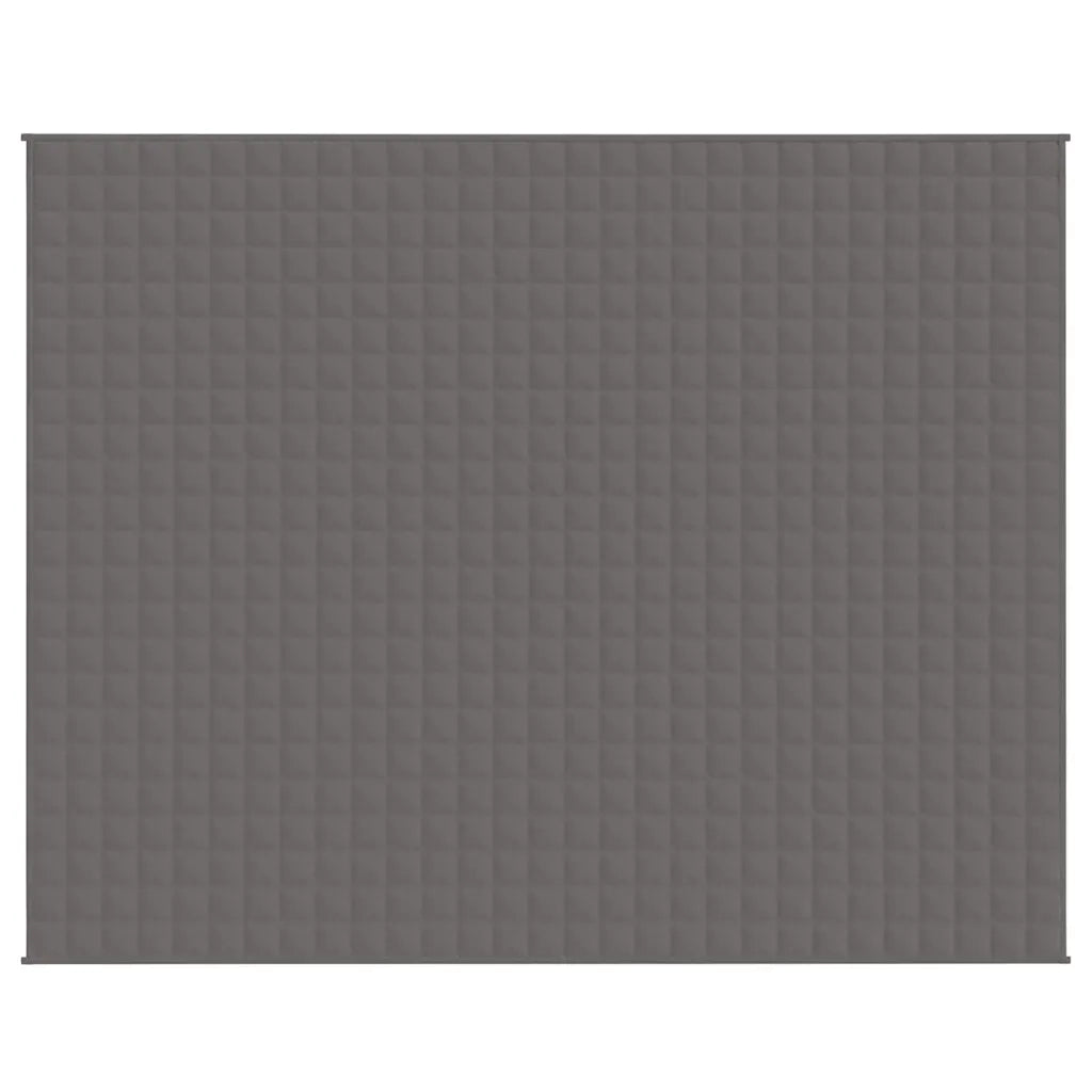 Coperta Ponderata Grigia 235x290 cm 11 kg Tessuto 350786