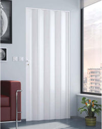 PORTA A SOFFIETTO PVC CM82X214 BIANCO