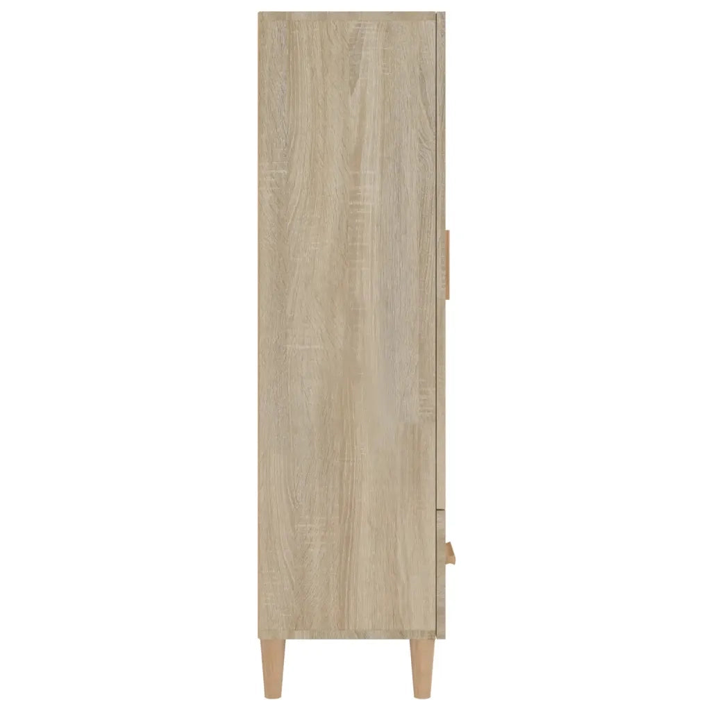 Credenza Rovere Sonoma 70x31x115 cm in Legno Multistrato cod mxl 18691
