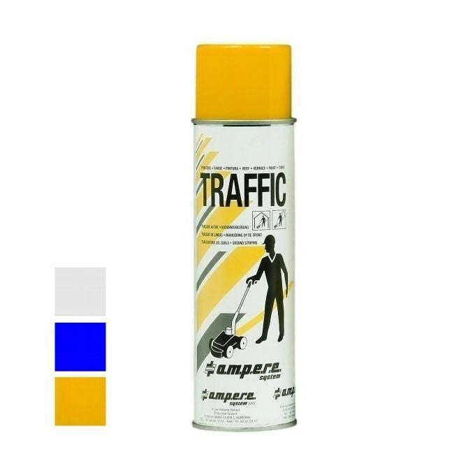Amperesystem Vernice Traccialinee Traffic Bianco