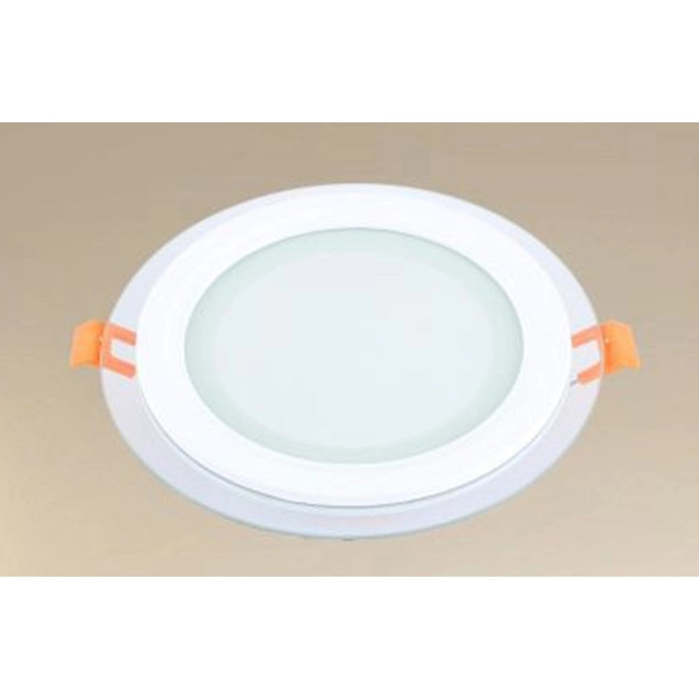 Trade Shop - Pannello Led Incasso Luce 3000k-6500k 12w Tondo Am-cr-12 Con Bordo Traparente 00649 -