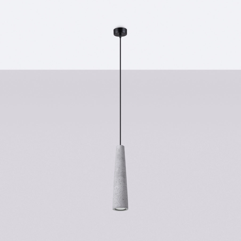 Lampada a sospensione industriale grigia VOLTEA Pure Lume
