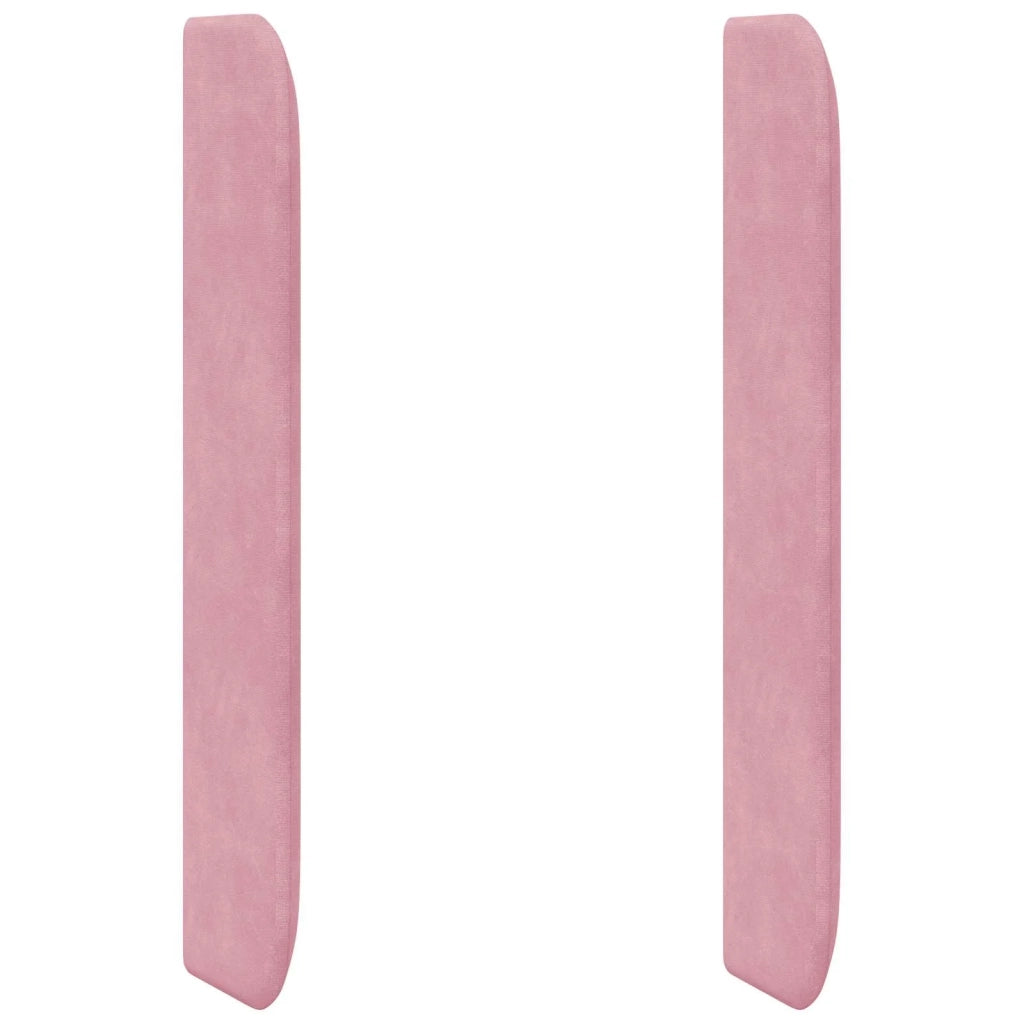 Orecchia della Testata Rosa 80 x 16 x 4 cm Velluto CFW7261003