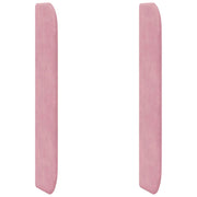 Orecchia della Testata Rosa 80 x 16 x 4 cm Velluto CFW7261003