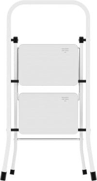 Colombo Sgabello in acciaio a 2 gradini salvaspazio mod. FACTOTUM