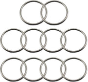Otturatori in Gomma RVs - 10 pezzi 5x40mm - Resistenti e Corrosioni-Resistenti - Adatti per Fitness e Campeggio - Ideali per Catene Canine