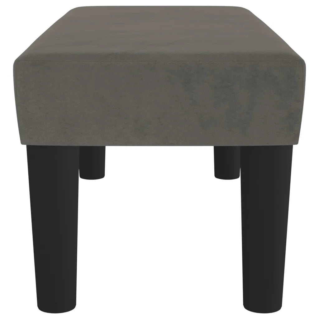 Panca Grigio Scuro 70x30x30 cm in Velluto 346639
