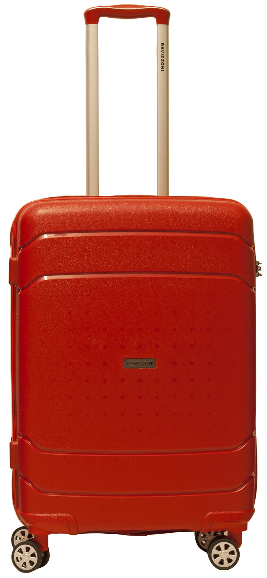 Trolley Valigia Media Rigida in Polipropilene 4 Ruote TSA Ravizzoni Cuba Libre Rosso