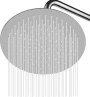 Douchekop 12 pollici in acciaio inossidabile 304 - capocascatella rotonda per doccia - doccia a cascata con 155 getti anti-calcare - argento.