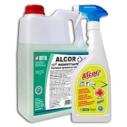 Alcor Detergente Multiuso, Disinfettante Antibatterico Fungicida Virucida | Kiter, Flacone da 750ml