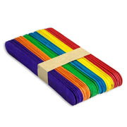 Trade Shop - 210 Stecche Colorate Bastoncini In Legno Naturale Lavoretti Bricolage 150 X 18mm -