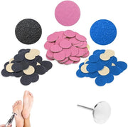Kit di manicure e pedicure 151 pezzi - Carta abrasiva/dischi abrasivi - Fischiante per piedi - Cura della pelle - Acciaio inossidabile - Lavabile/Resistente - Carta abrasiva per piedi