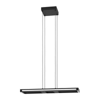 Sospensione Contemporanea Salvilanas-Z Alluminio Nero 1 Luce Led 33W