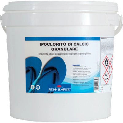 IPOCLORITO DI CALCIO X PISCINA GRANULARE KG 10 piscina semplice