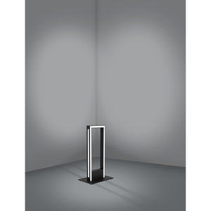 Lampada Da Tavolo Contemporanea Salvilanas-Z Alluminio Nero Led Integrato 16W
