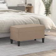 Panca-Sgabello Cappuccino 70x35x41 cm in Similpelle 375942