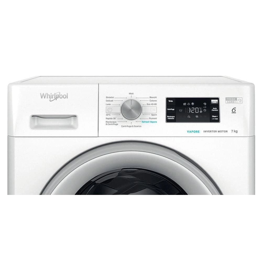 Whirlpool FFB 7469 SV IT Lavatrice Carica Frontale 7 Kg 1400 rpm Classe A 6° Senso FreshCare+ Motore Inverter (85x60x59 cm) colore Bianco