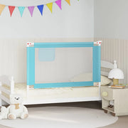 Sponda Letto di Sicurezza per Bambini Blu 120x25 cm in Tessuto 10209