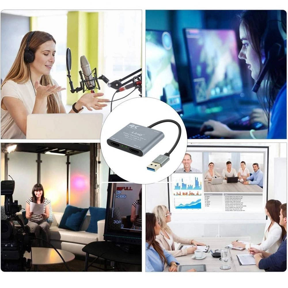 Trade Shop - Cavo Scheda Di Acquisizione Video Da Hdmi A Usb Ultra Hd 4k Full Hd 1080p Hdv890+ -