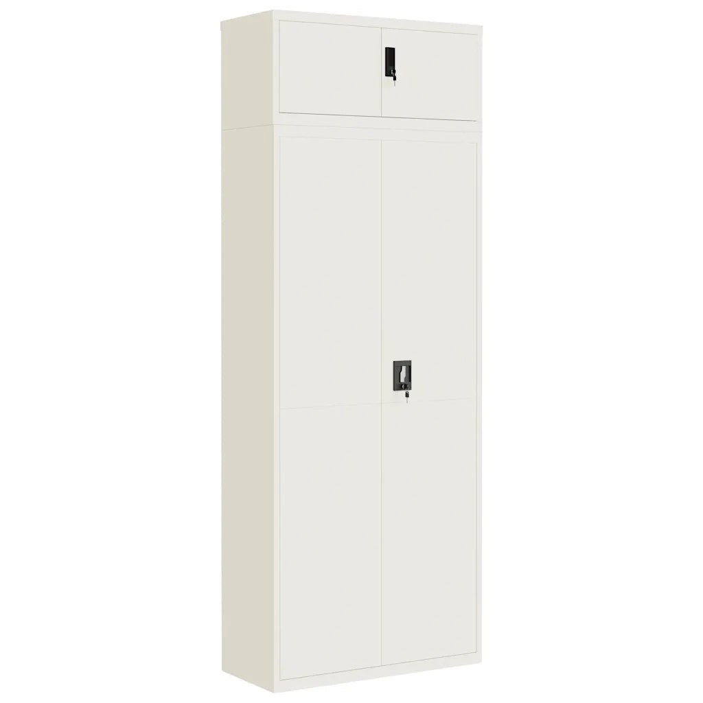 Armadio Classificatore Bianco 90x40x240 cm in Acciaio 3188315