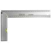 Squadra per falegname 250 mm. con livella