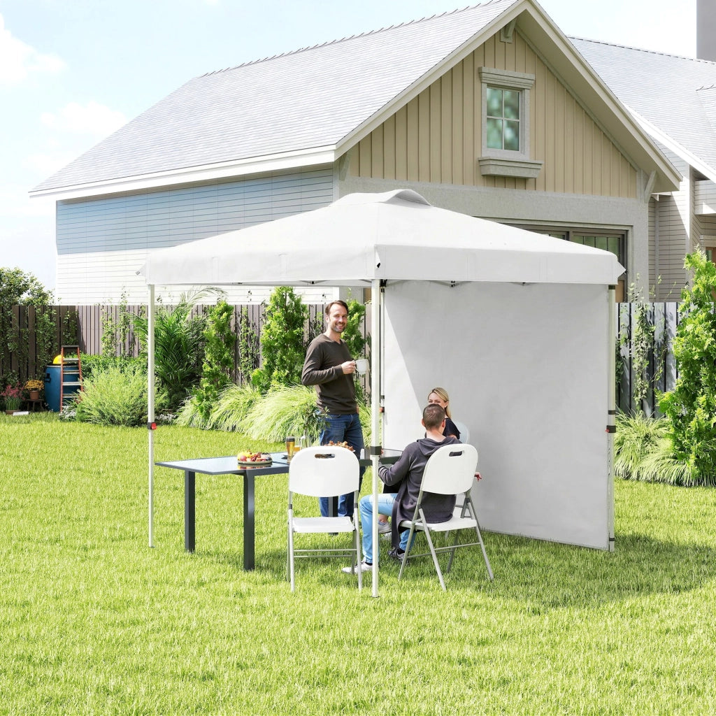 Carpa da Giardino Pieghevole ¨C zephmum ¨C Bianco 250x250 cm
