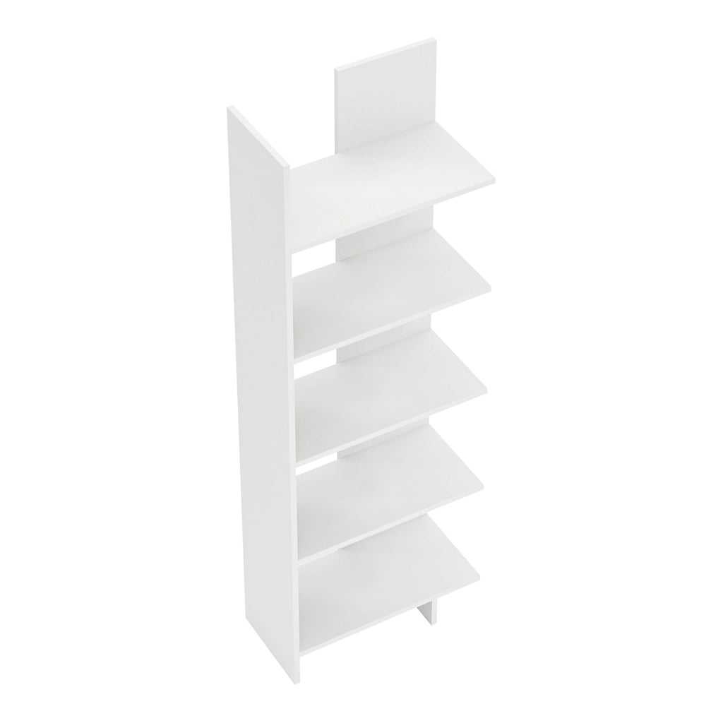 Libreria Vireftere a 5 Ripiani 176 x 62 x 29 cm - Bianco [en.casa]