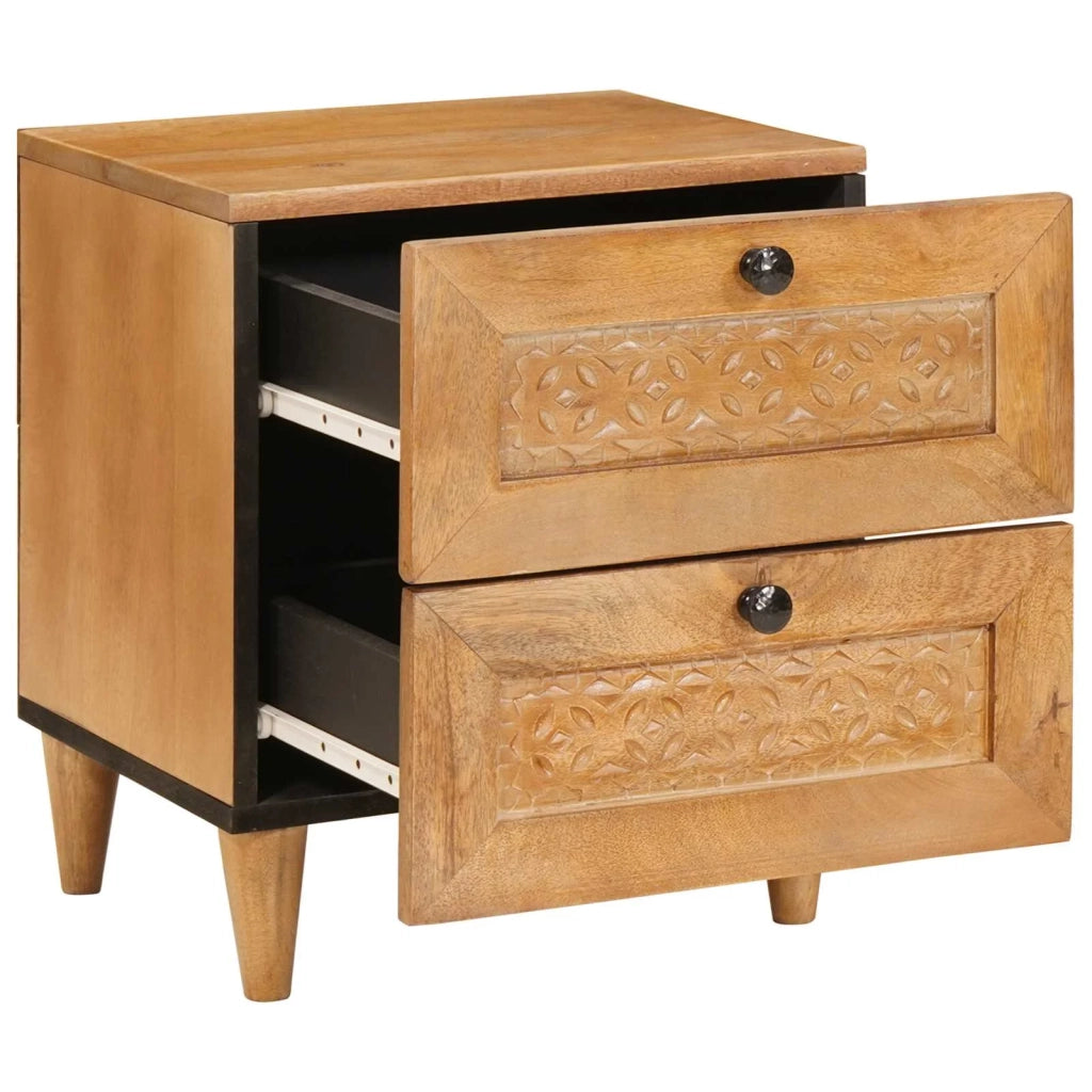 Armadio da Notte Marrone Chiaro 40 x 33 x 46 cm 4018078