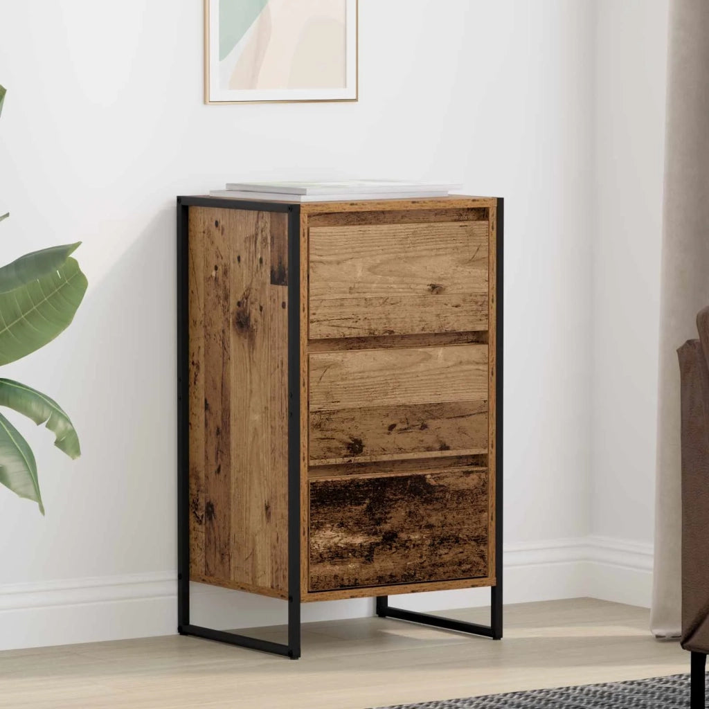 Credenza | Madia | Buffet da pranzo | Armadio da pranzo Legno vecchio 42 x 36 x 75.5 cm Legno multistrato