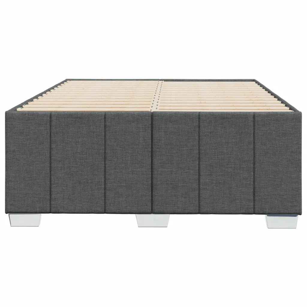Giroletto senza Materasso Grigio Scuro 120x190 cm in Tessuto
