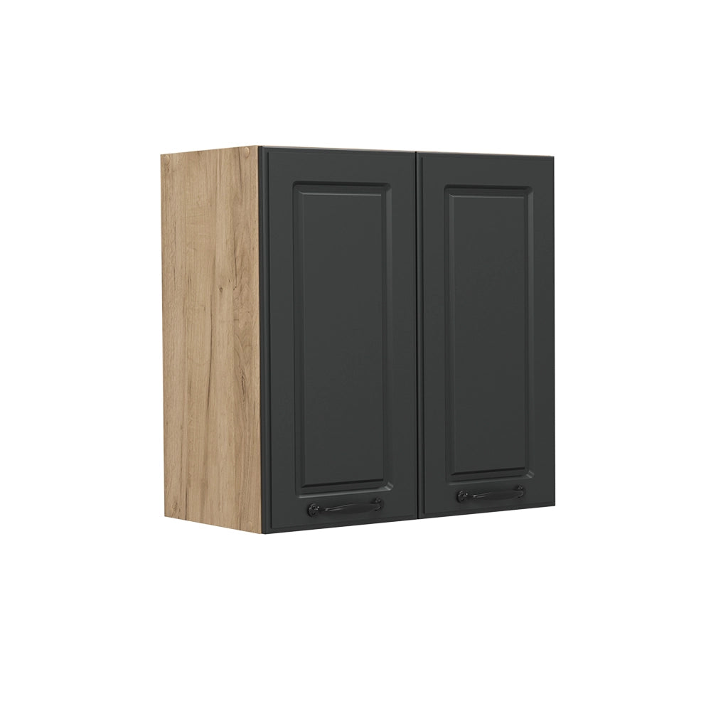 Pensile da cucina R-Line Antracite rustico/Rovere dorato 60 cm Vicco