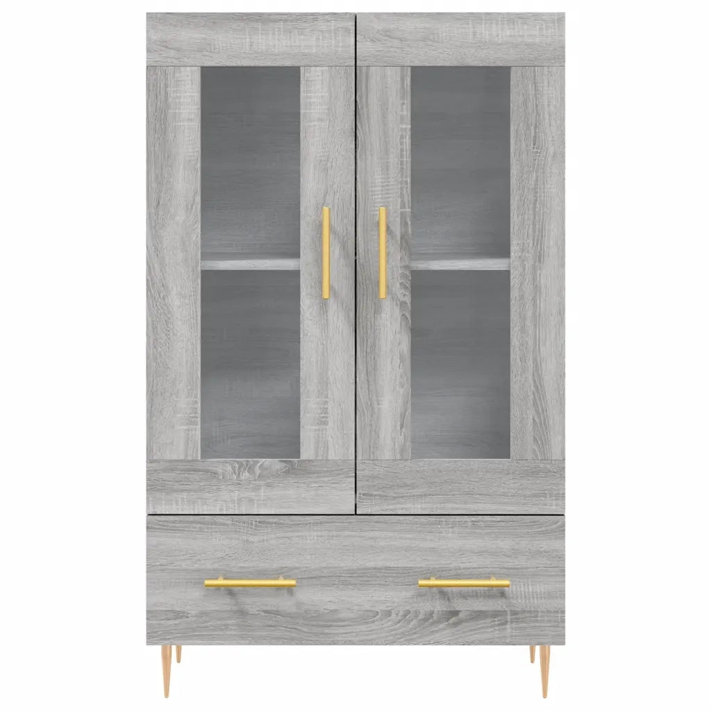 vidaXL Credenza Grigio Sonoma 69,5x31x115 cm in Legno Multistrato