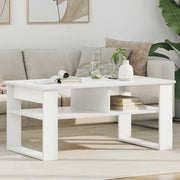 Tavolino da salotto Bianco 96 x 54 x 44 cm Legno multistrato