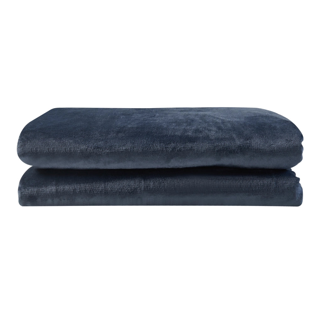 Coperta Riscaldante Archi Termocoperta Elettrica 180 x 130 cm Blu Scuro [en.casa]