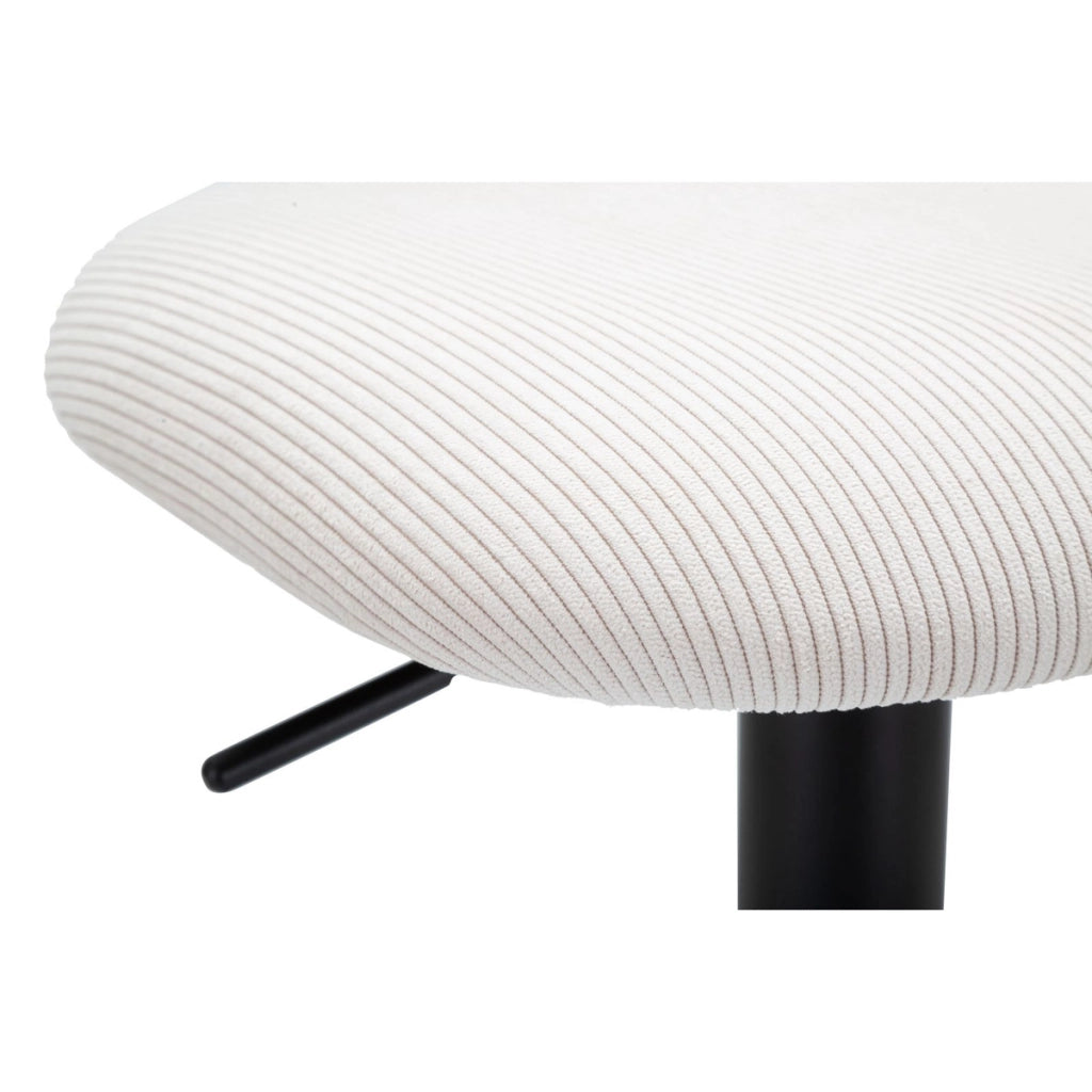 Set di 2 Sgabelli Alti VKH446, Bianco, Metallo, 41x47,5x85 cm