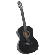 Chitarra Classica per Principianti Nera 4/4 39" in Tiglio CFW3937123