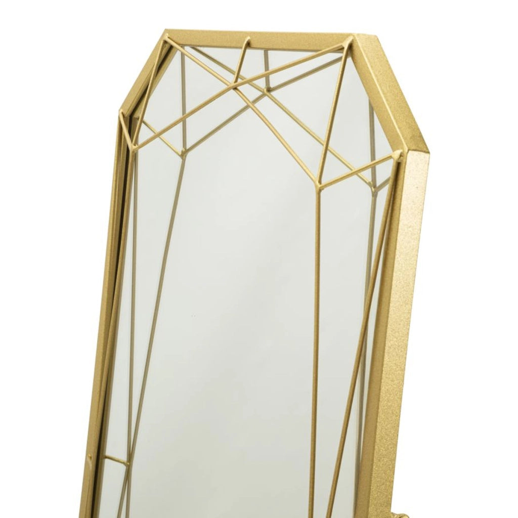 Specchio da Terra VKH1052, Oro, Vetro, 46x2x153 cm